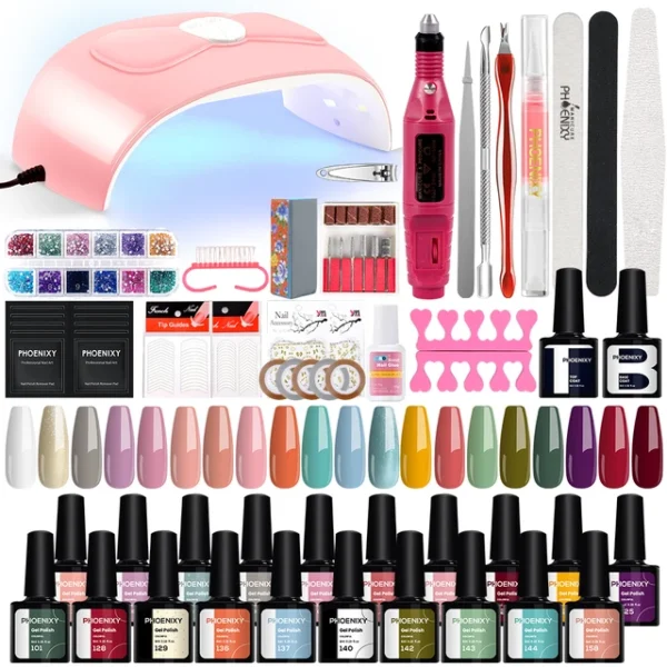 Kit de manicure profissional completo + Curso de manicure grátis